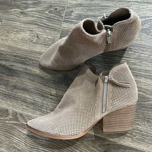 Taupe Vince Camuto booties